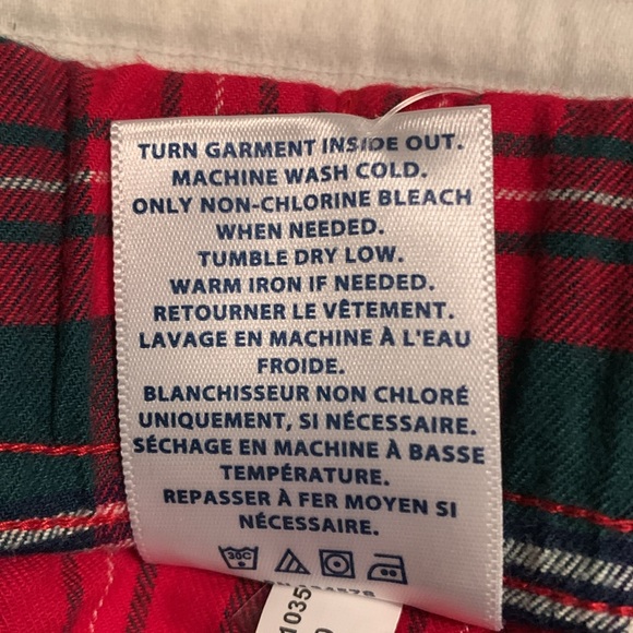 Vineyard Vines Men Plaid Flannel Lounge Pants Color: Red Velvet Size 3XB-Big - Picture 11 of 15